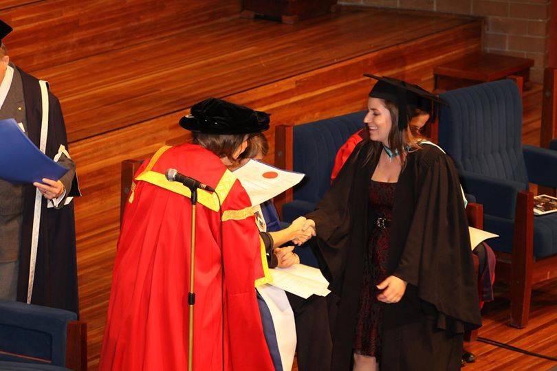 Jacques with his daughter at her graduation, Monash University, Australia.