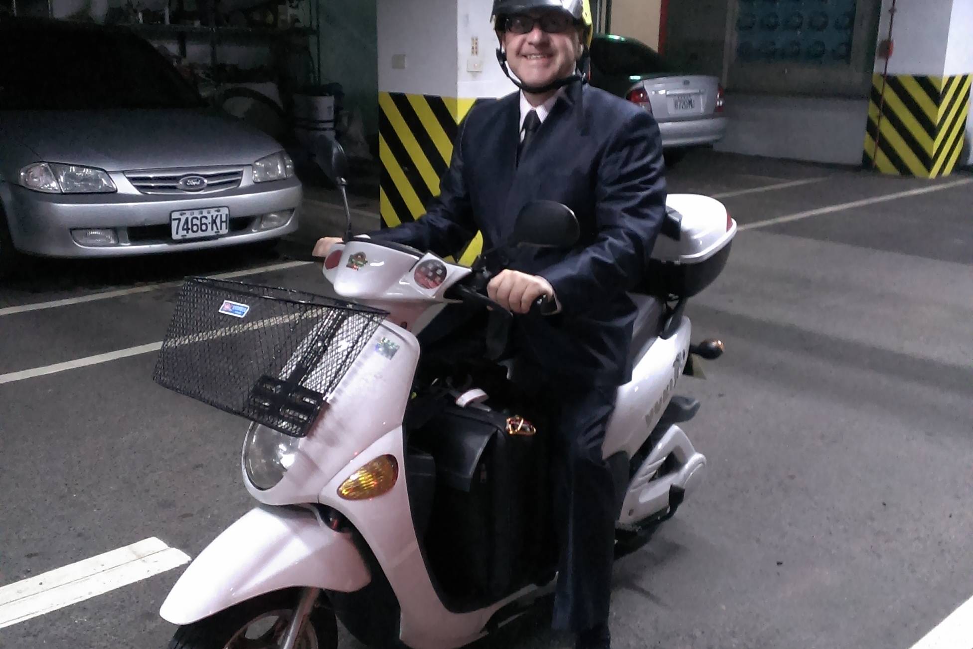 Jacques Botte in Taipei, the city that became a second home, 2015.