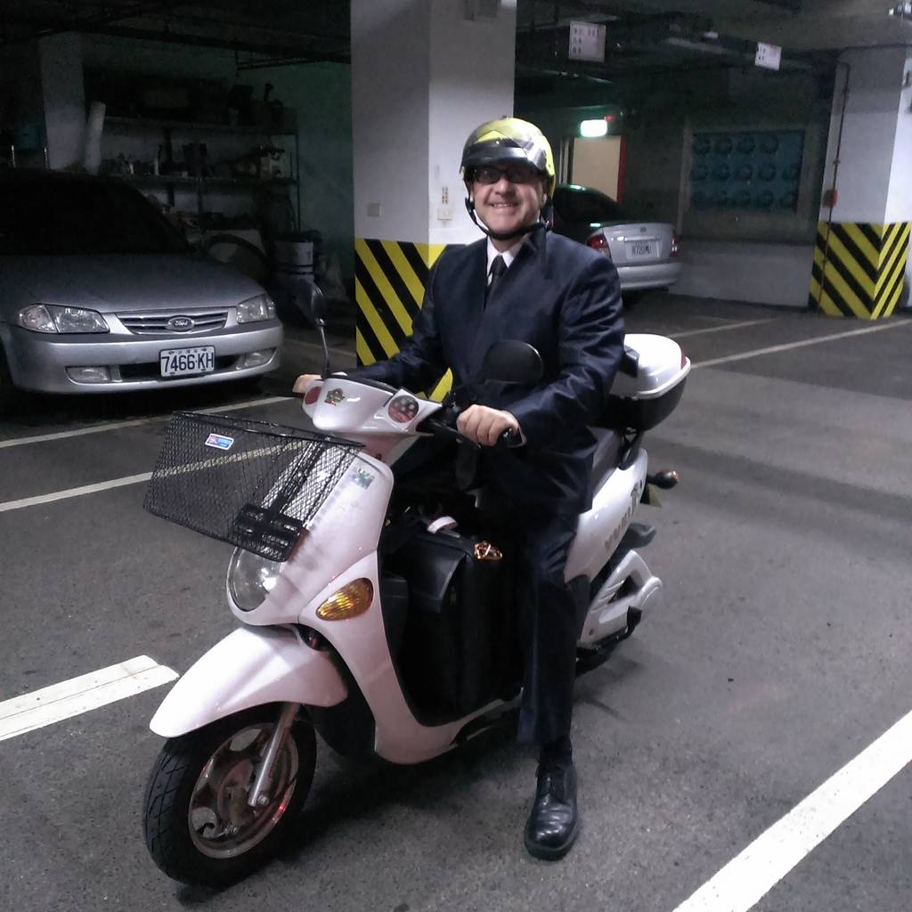 Jacques Botte in Taipei, the city that became a second home, 2015.